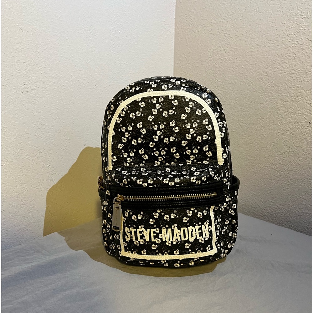 black backpack mini from steven madden